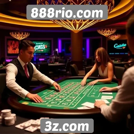 Vantagens do cassino ao vivo no 888rio.com