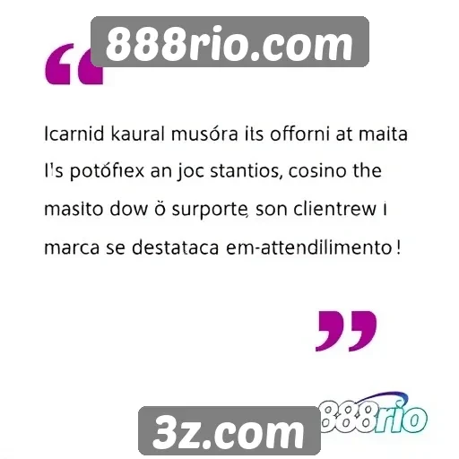 Feedback de usuários sobre o suporte ao cliente do 888rio